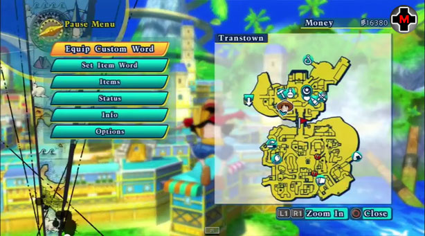One Piece Unlimited World RED Gameplay town map