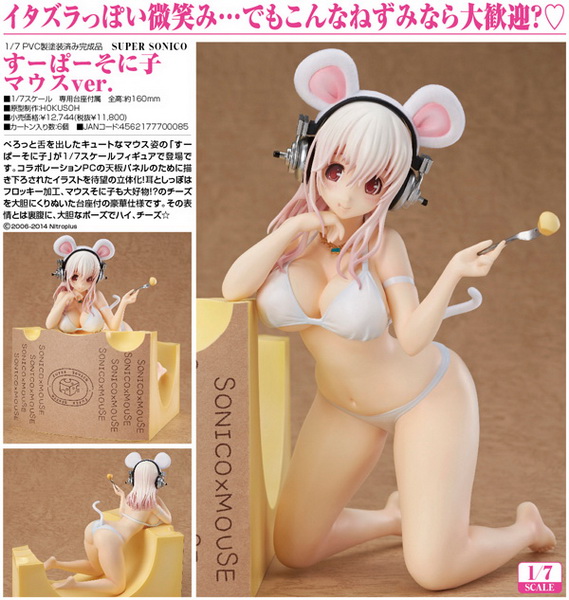 Super Sonico Super Sonico Mouse Ver figure (4)