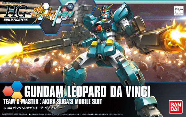 1/144 HGBF Gundam Leopard Da Vinci [ต่อดิบ/ราคา/ออกใหม่/โมดิฟาย]