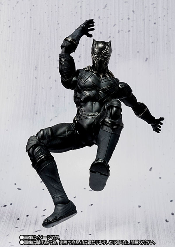 Captain America Civil War - Black Panther - S.H.Figuarts (Bandai) (9)