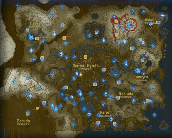 zelda-breath-of-the-wild-review map