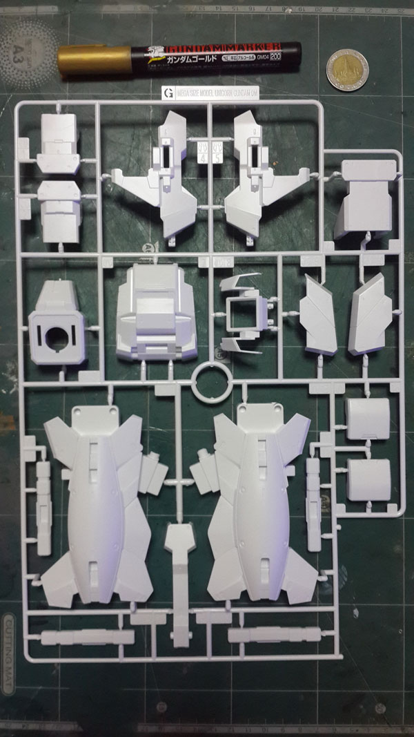1/48 Mega Size Unicorn Gundam Metal Detail Add-on Parts Set W/ Photo-Etch Sheet