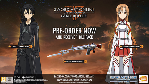 Sword Art Online Fatal Bullet Pre Order Bonus