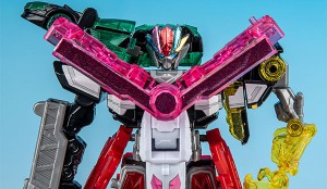 Mini-pla [ Mashin Sentai Kiramager] Mashin Gattai Series 01 - Kiramazin Set (35) copy