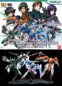 HG 1144 MOBILE SUIT GUNDAM 00 2nd Season MS Set [CLEAR COLOR]