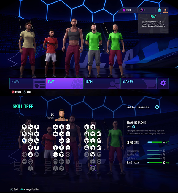 FIFA 21 VOLTA FOOTBALL (In Menus)