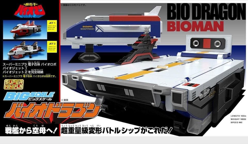 Bioman candytoy BioRobo&Biodragon (1)