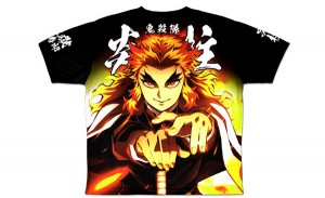 Kimetsu no Yaiba  Mugen Ressha Hen Edition Rengoku Kyoujuro Full Graphics-T-Shirt  (2) - Copy