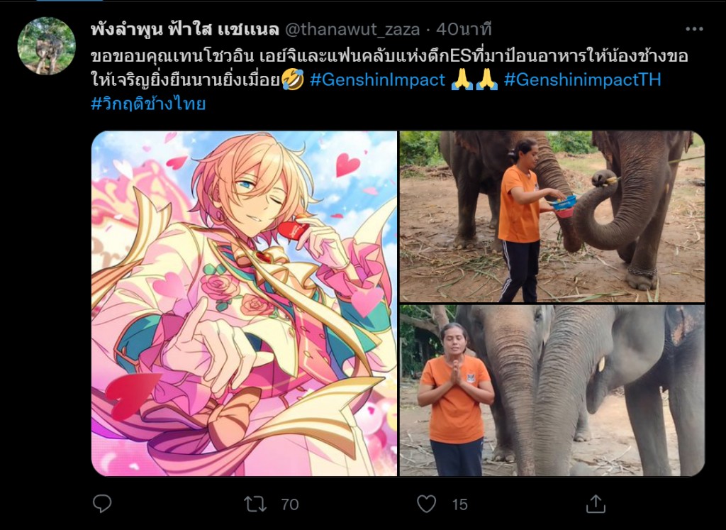 genshin-impact-fans-donate-for-thai-elephant7