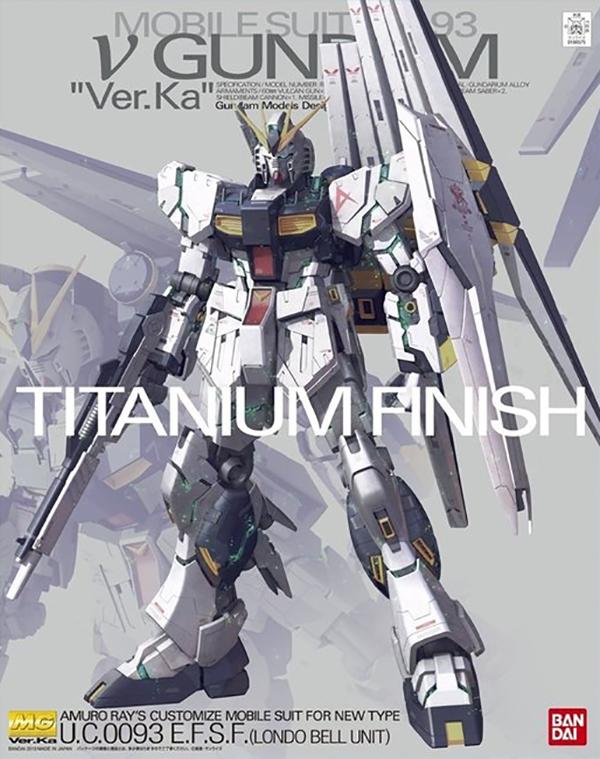 MG 1100 RX-93 ν Gundam Ver.Ka [Titanium finish]