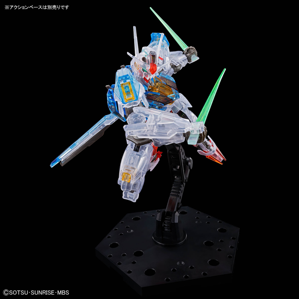 THE GUNDAM BASE HG 1144 Gundam Aerial Clear Ver (3)