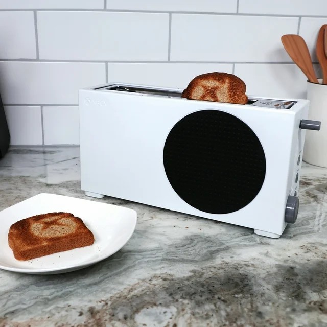 Xbox Series S Toaster 2 Slice Toaster with Wide Slot, Bagel Function, Digitial Countdown Timer, with 6 Shade Settings (7)