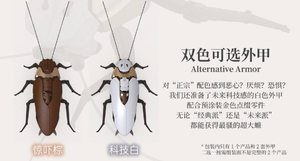 Robox Animation Guangdong Cockroach model kit (7)
