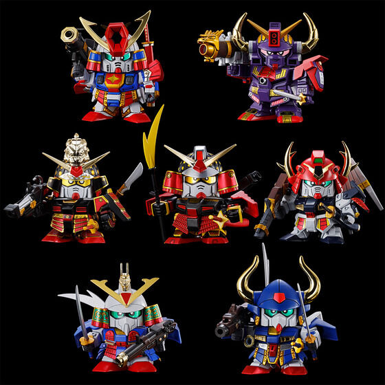 SD Gundam BB Senshi Musha Shichininshu Set (6)