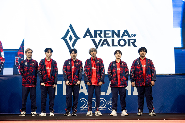 ทัพนักกีฬาอีสปอร์ตเกม Arena of Valor (RoV) ทีมชาติไทย คว้าเหรียญเงิน