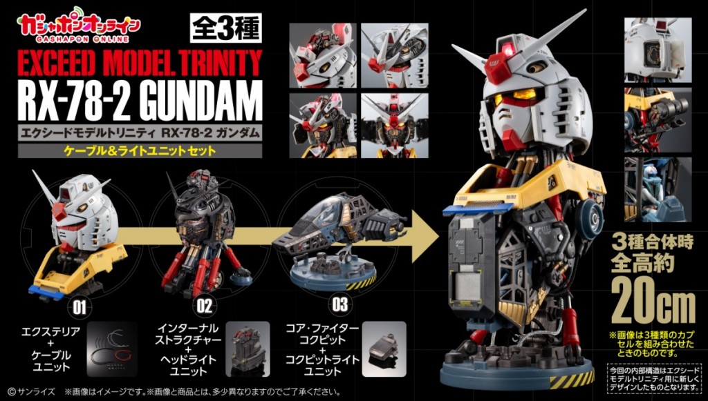 GASHAPON EXCEED MODEL TRINITY  RX-78-2 Gundam  (18)